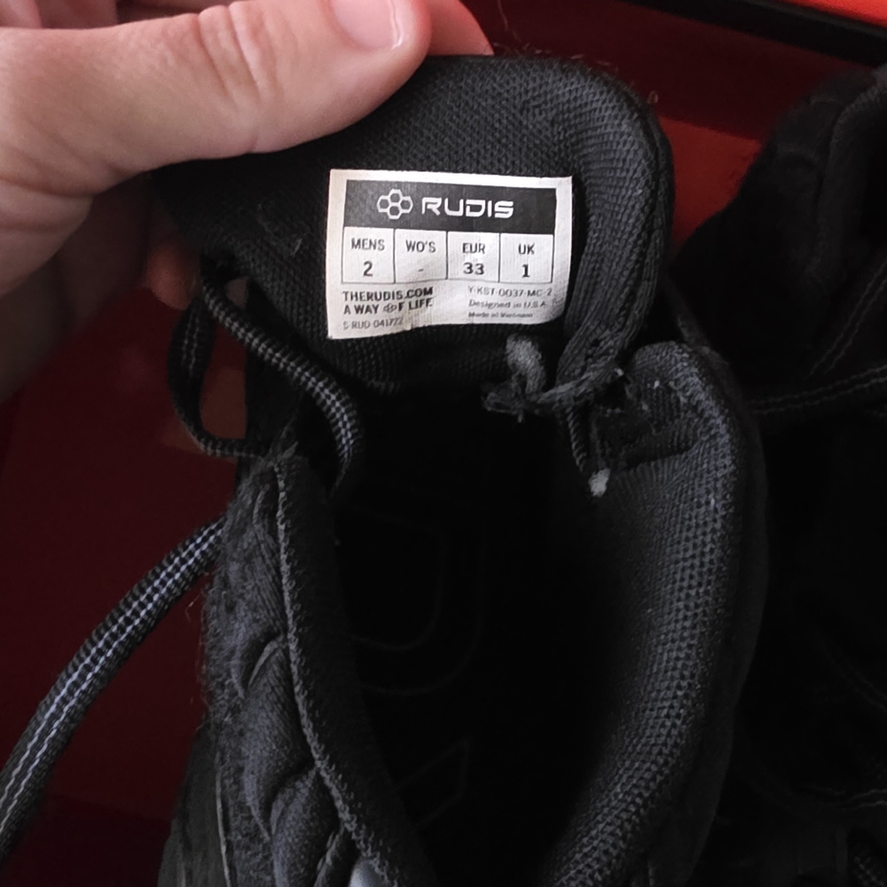 Kids Black High-Top Sneakers - Picture 5 of 6